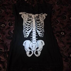 Black Skeleton Dress Medium